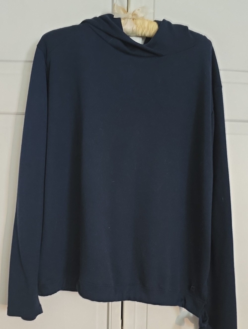 Helly Hansen Womens Navy Crewneck Hooded Pullover Size Large